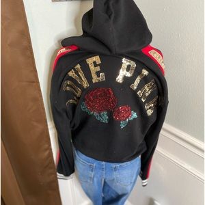 Victoria Secrets Pink Sequenced hoodie